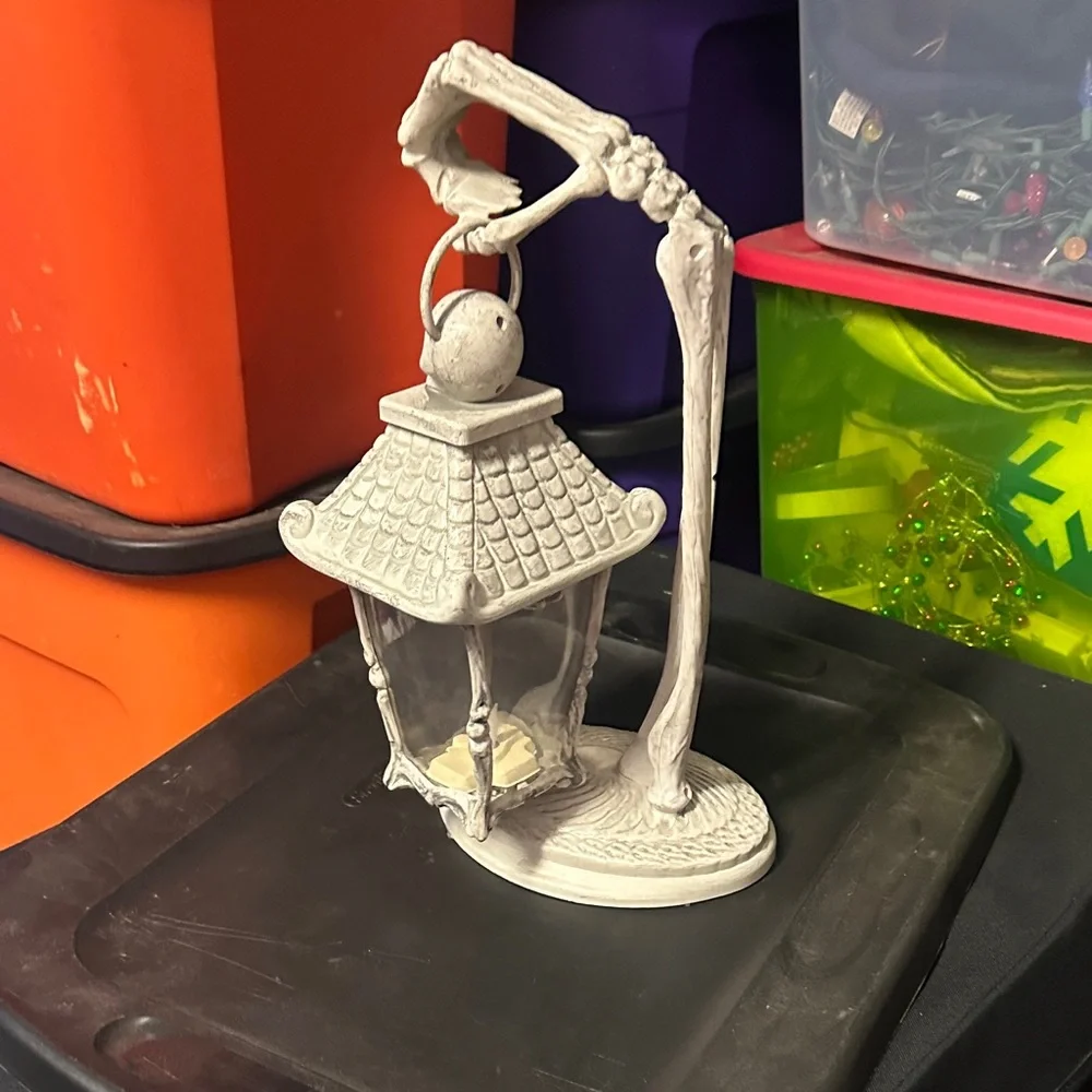 Target White Skeleton Hand Lantern